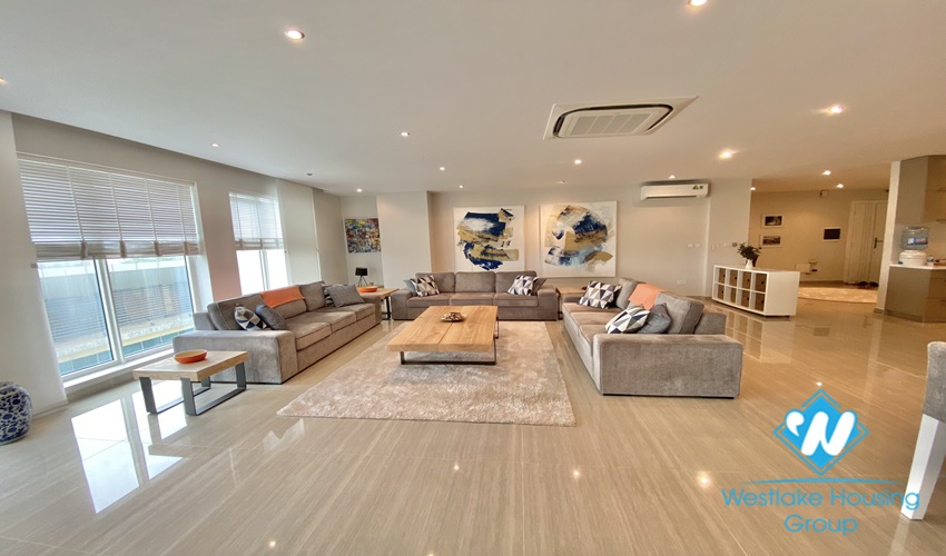 Scandinavian style golf course view 2 bedrooms apartment for rent in Ciputra, Hanoi